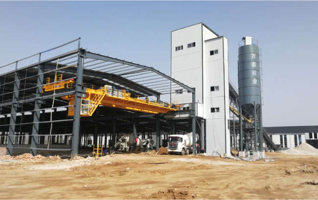 S3M-180商品混凝土搅拌楼应用混凝土管桩项目建设-混凝土搅拌装备-永利集团股份