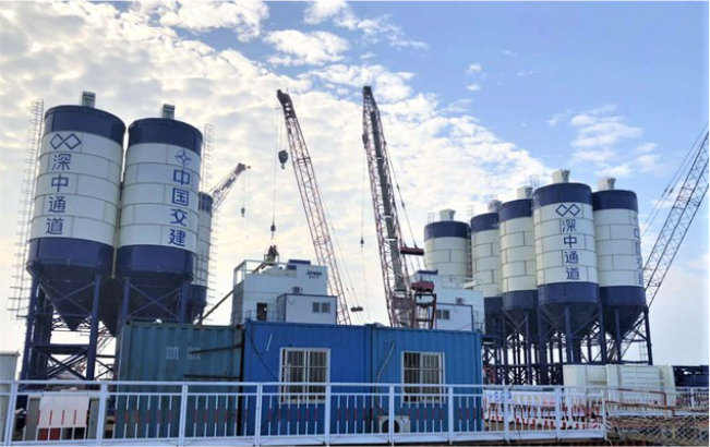 永利集团建友伶仃洋上再展风范-混凝土搅拌装备-永利集团股份