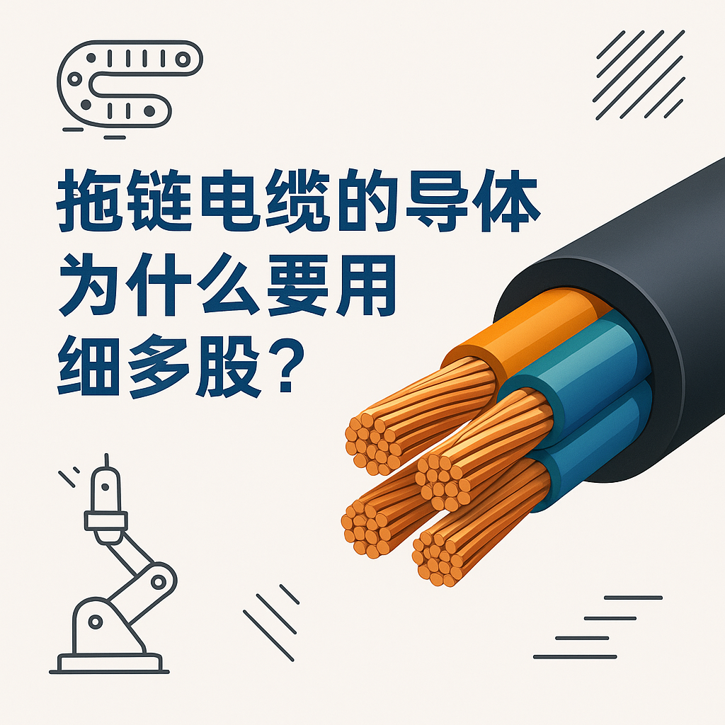 拖链电缆的导体为什么要用细多股？