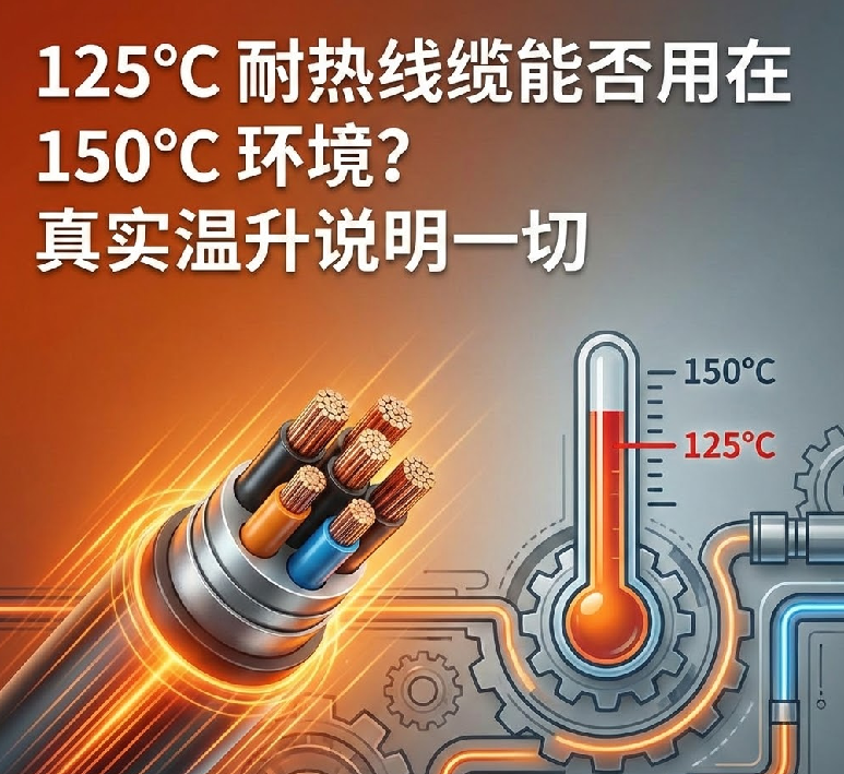 125℃ 耐热线缆能否用在 150℃ 环境？真实温升注明所有